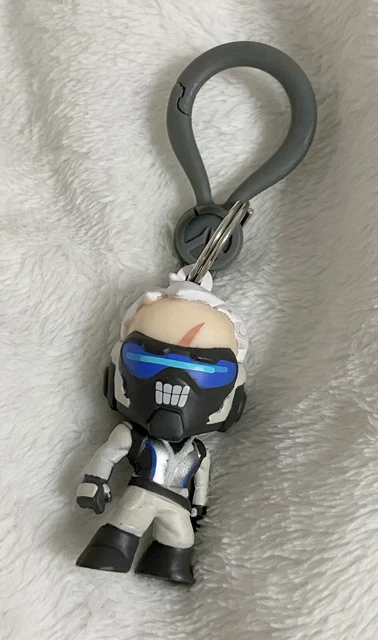 BLIZZARD, OVERWATCH SOLDIER 76 3D Figure Backpack Charm Keychain