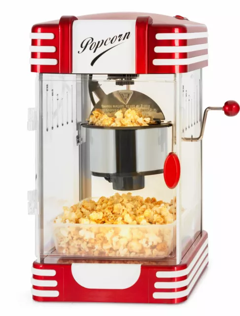 Profi Popcornmaschine Retro Popcorn Maker Home Cinema Kino Popcornautomat 300W