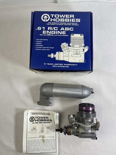 Tower Hobbies .61 R/C BB ABC Engine TOWG 0161 Tower Hobbies .61 R/C BB ABC Engine TOWG 0161
