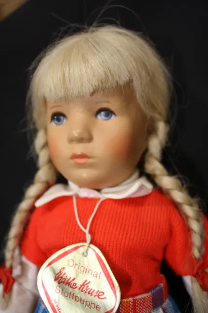 Kathe Kruse Doll Vintage 1973 w/tag 14.5 inches Excellent Condition