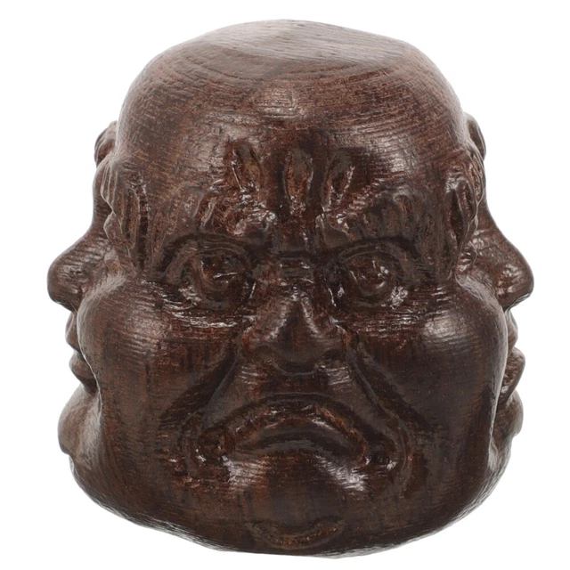 Artisanat De Sculpture Figurine Bouddha En Bois Bureau Gérer Statue