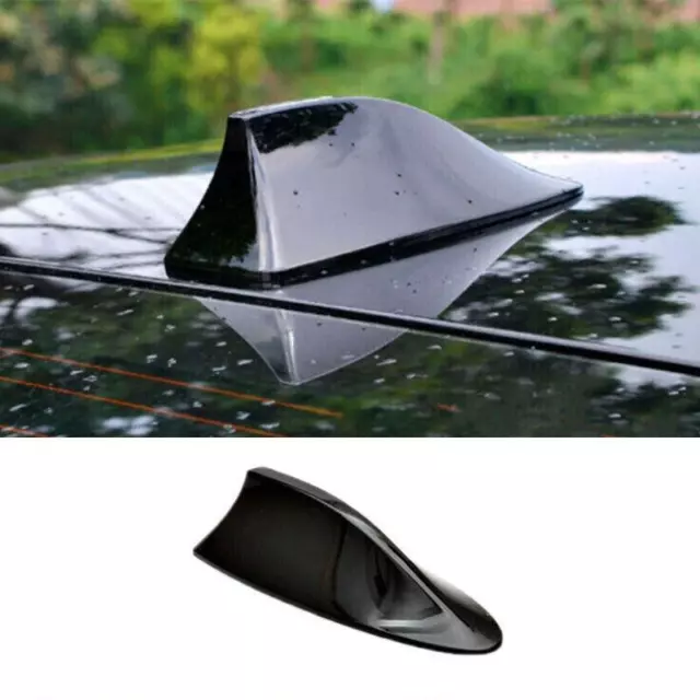 For Mitsubishi Lancer Evo 2008-2017 Black Shark Fin Antenna Aerial Cover 1PCS