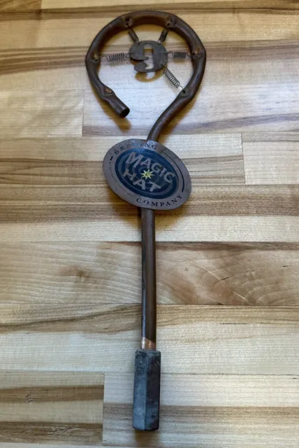 Magic Hat Brewing Company 9 Copper Wand Beer Tap Pull Handle Man Cave Home Bar