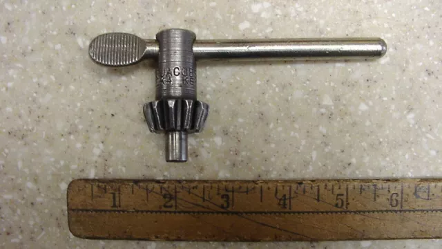 Jacobs K4 Chuck Key2-1/4" Body,5-1/8" Handle,EXCEPTIONAL!