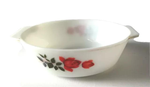 Pyrex JAJ Vintage June Rose Casserole Dish 7.5"