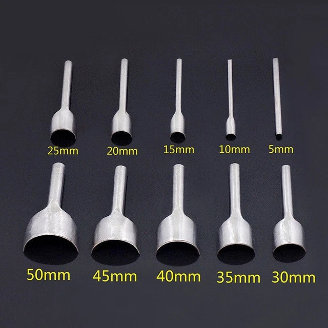 Outil de coupe poinçon demi-ronde à trou creux durable 550 mm pour ceintures e