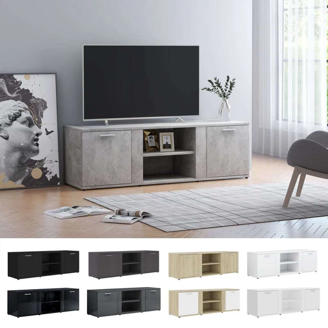 Less Depth Tv Unit Storage TV CABINET TV Unit Storage Cabinet Entertainment Centre Engineered Wood ...