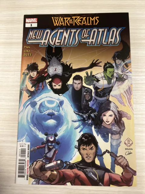 War Of The Realms New Agents Of Atlas #1 Billy Tan Cover 1st Print Marvel 2019