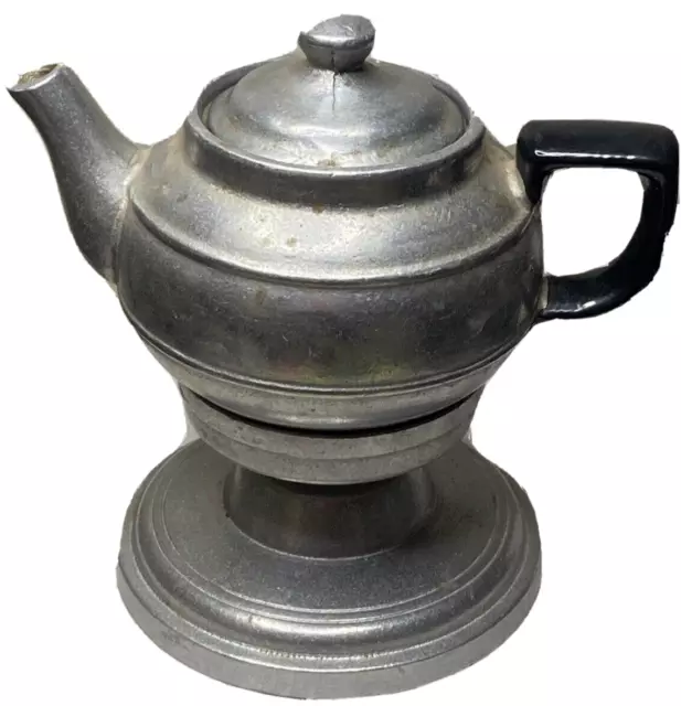 Antique American Pewter Teapot, RWP HANDMADE c. 1800’s RARE
