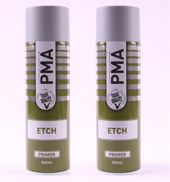 2X PMA PROFESSIONAL ACID ETCH PRIMER AEROSOL 500ML FOR ALUMINIUM 2 PACK £13.95 PicClick UK