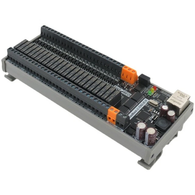Plc Modulo PLC IO MODULE For Modbus RS485/RTU/TCP 48-Way Relay Lifespan 20 Million ...