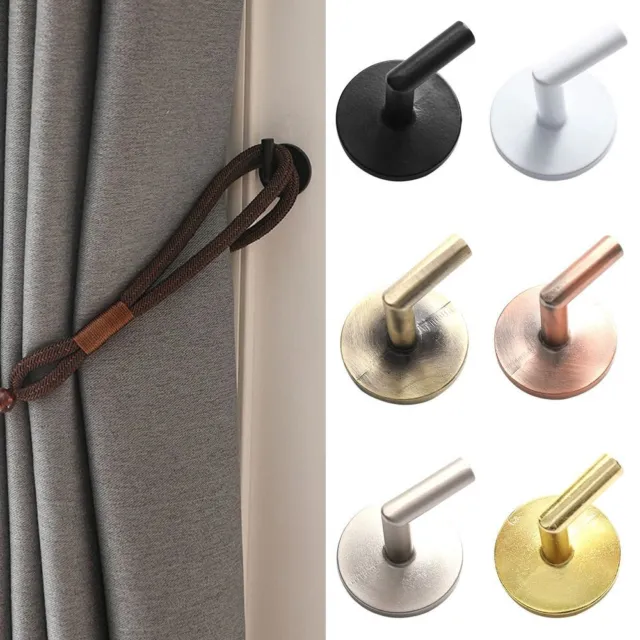 Durable Hold Curtain Holder Curtain Holdback Wall Hanger Mounted Metal Hooks