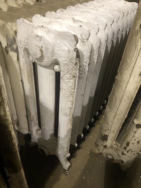 Cast iron  Rococo American radiator decorative ornate ornamental