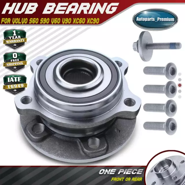 Front or Rear Side Wheel Bearing Hub Assembly for Volvo S90 S60 XC60 XC90 V90