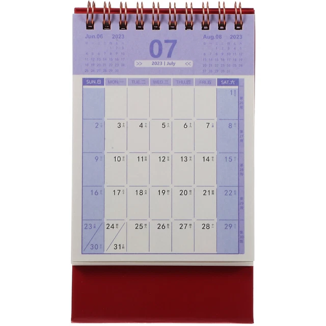 2024 DESKTOP TABLE calendar Monthly Calendar 2024 Portable Desk