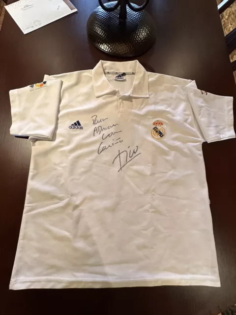 Camiseta Real Madrid Firmada Figo, First Galactic!!