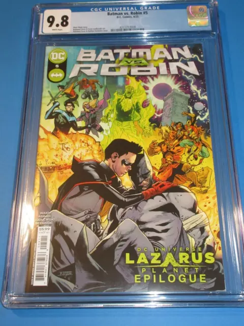 Batman vs Robin #5 CGC 9.8 NM/M  Gorgeous Gem Wow