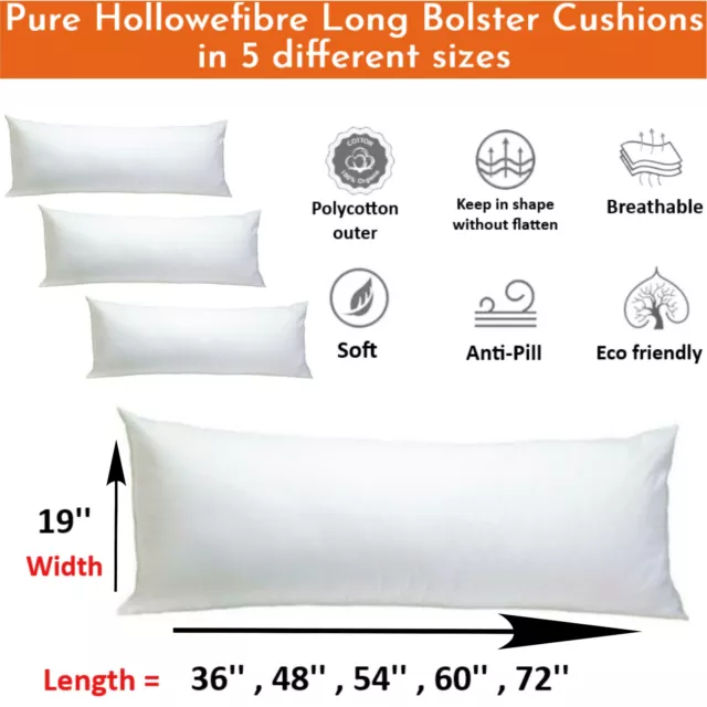 Bolster Pillows Long Body Cushions Orthopaedic Pregnancy Support Comfort Cushion