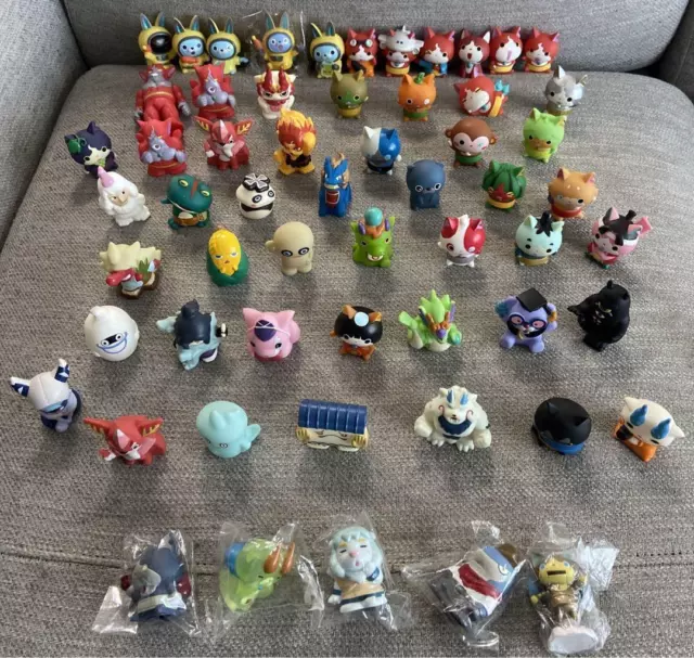 Yo-Kai Watch Figure Marionnette à doigt en vinyle souple Rare Jibanyan...