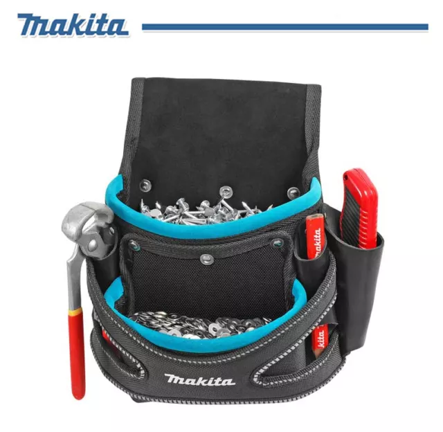 Makita Electrician Construction 2-Pocket Fixings Pouch Tool Bag for Screw & Nail