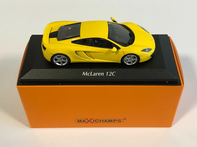 MAXICHAMPS MINICHAMPS 940 133020 McLaren 12C Jaune 2011 1/43 Miniature Voiture