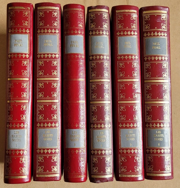 LES HABITS NOIRS Paul FEVAL 1974 en 6 volumes EUR 25,00 PicClick FR