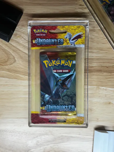 DIAMOND & PEARL to MODERN BLACK STAND Pokemon Acrylic Case Blister Pack Display