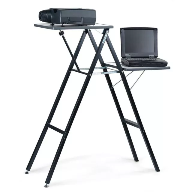 Tavolo Pieghevole Proiettore Pc Notebook Portatile Diapositive - Cinema- Mensola