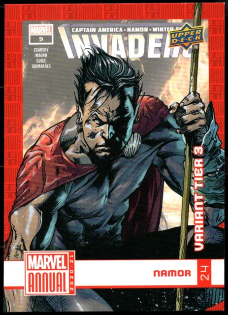 2020/21 UD Upper Deck Marvel Annual "TIER 3" SP Variant Card #24....NAMOR