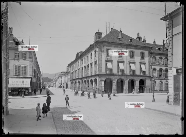 Plate Glass Photo Antique Negative Black and White 5 1/8x7 1/8in Saint-Dié