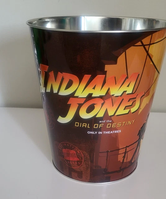 INDIANA JONES AND The Dial Of Destiny Metal Popcorn Bucket New and