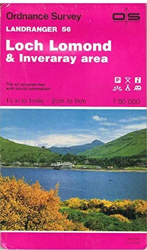 Landranger Maps: Loch Lomond and Inverar... by Ordnance Survey Sheet map, folded