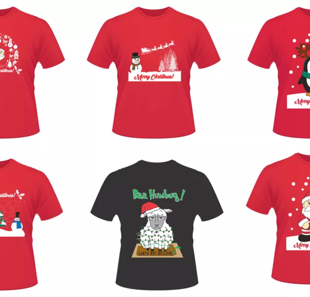 Novelty Christmas Xmas T-shirt Mens Womens Adults Unisex Tee Festive Gift UK