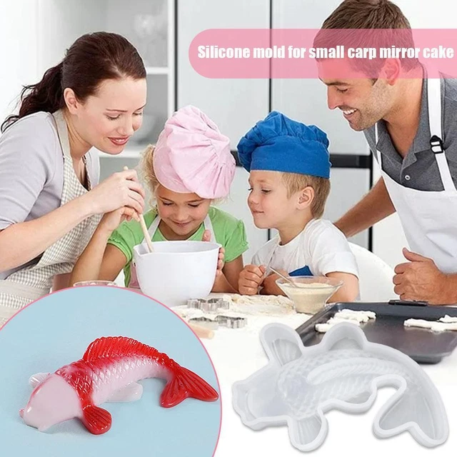 3D Lucky Koi Fish Silicone Mold DIY Resin Casting Art Craft Making DIY S8E0