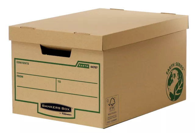 Fellowes Archivbox groß Bankers Box® Earth Series braun - 10 Stück