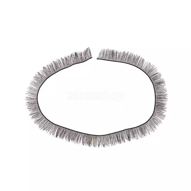 1x Schwarz Puppen Wimpern für Große & Schöne Augen, 20 cm Länge 2