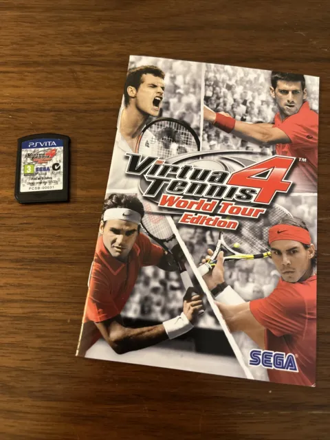 Ps Vita Virtua Tennis 4 World Tour Edition Playstation Vita. No Box with booklet