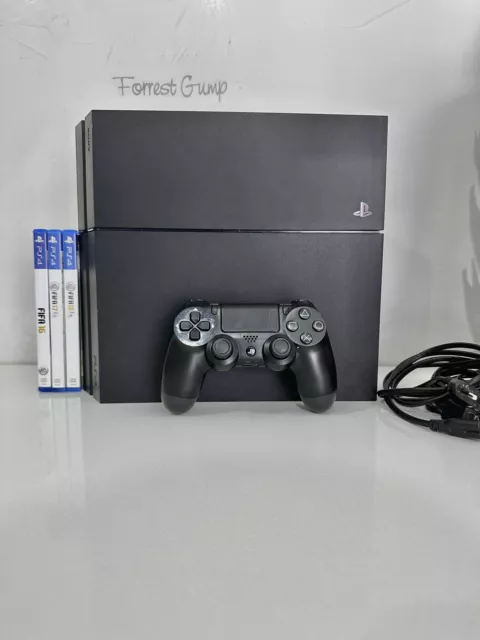 Console  Playstation 4 Fat 500Gb Con Controller Originale Sony + 3 Giochi E Cavi