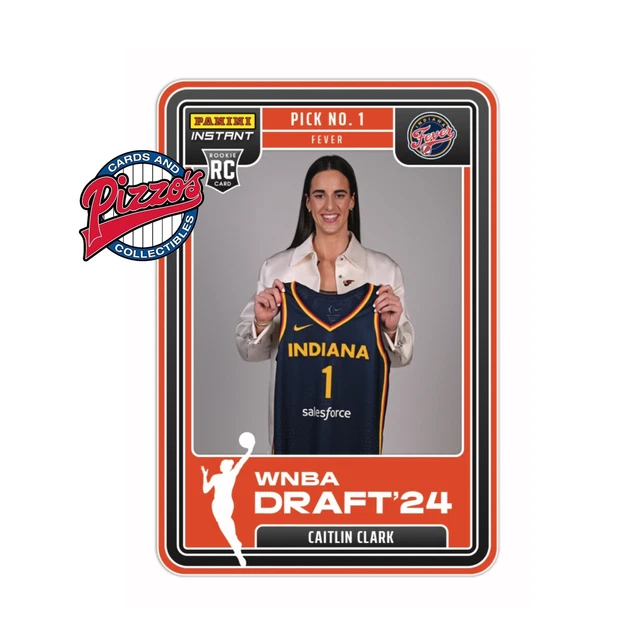 CAITLIN CLARK RC 2024 PANINI INSTANT WNBA DRAFT NIGHT 1 BASE Presale