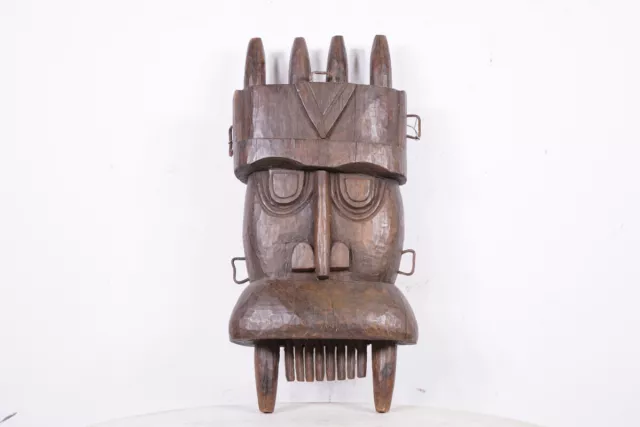 Ijo (Ijaw) Horned Mask 19" - Nigeria - African Tribal Art