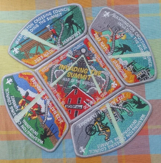 BSA 2023 NATIONAL Scout Jamboree Washington Crossing Council 5 Piece