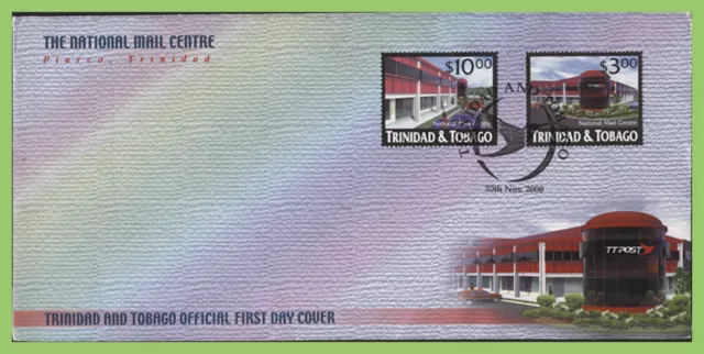 Trinidad & Tobago National Mail Centre set on First Day Cover