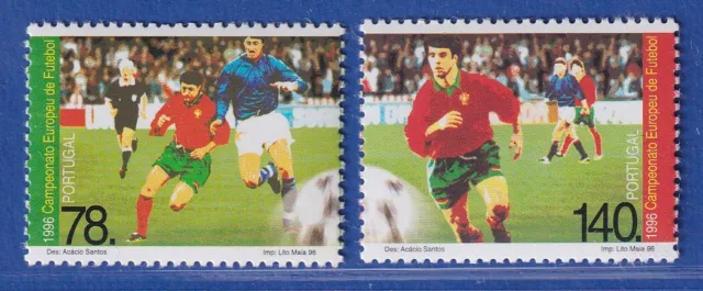 Portugal 1996 Fußball-Europameisterschaft England Mi.-Nr. 2124-25 A **