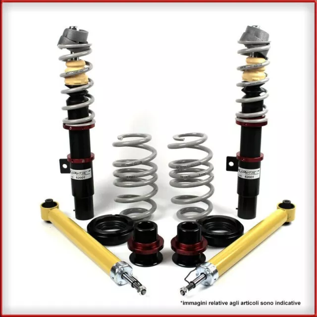 Kit Assetto Regolabile a Ghiera Ammortizzatori Alfa Giulietta 2010- Lowtec Comp