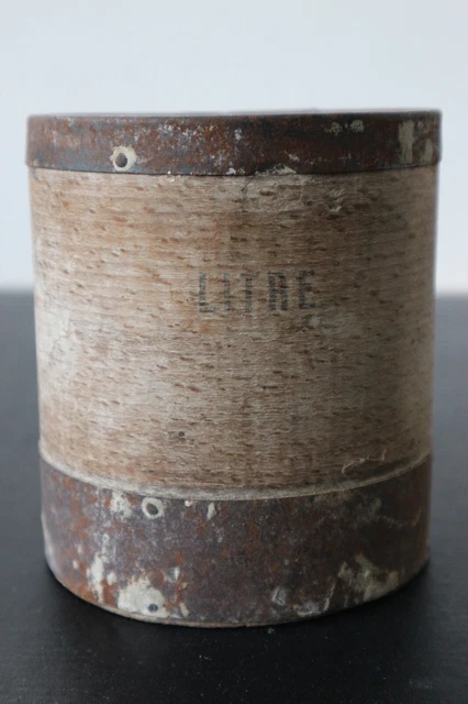 ANCIENNE MESURE À grains en bois EUR 10,00 - PicClick FR