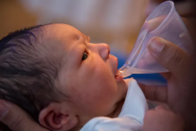 Taza de silicona para bebé para lactancia del recién nacido