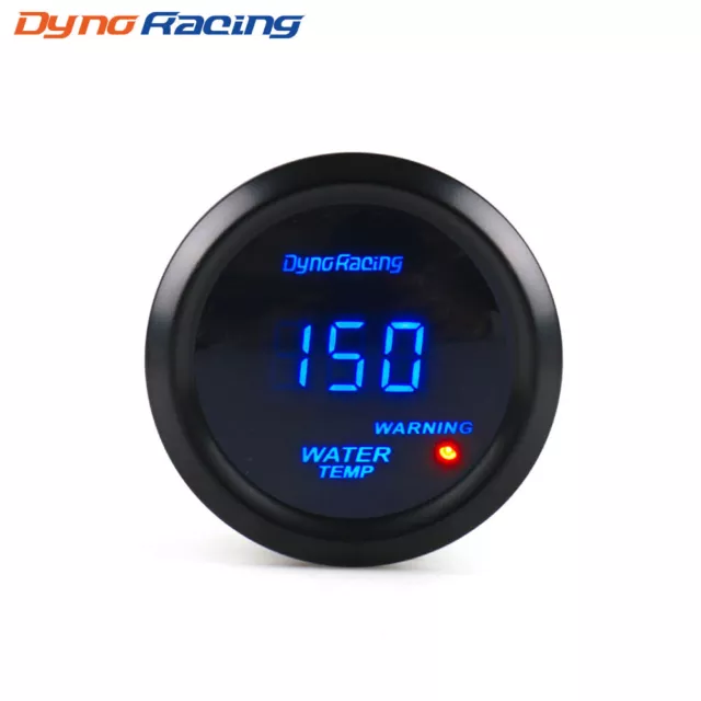 2" 52mm Blue LED Digital Water Temp Gauge 40-150 Celsius Car Meter with sensor