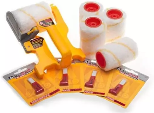 Accubrush MX Paint Edger 11 Piece Jumbo Kit Washable & Resuable Rollers