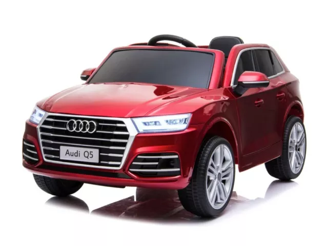 Audi Q5, Ledersitz, Eva, Kinder Elektroauto Kinderauto Kinderfahrzeug 12V, Led