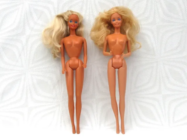 VINTAGE 80S 90S Barbie Dolls Bundle Superstar Era Face Mould